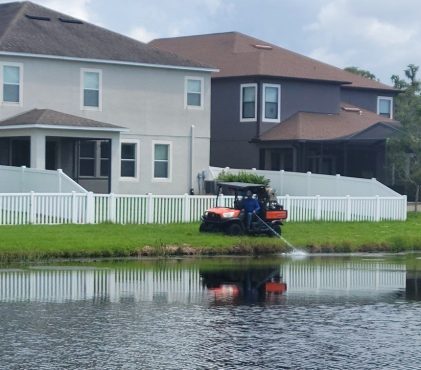 Pond Spraying